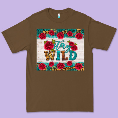 Stay Wild Premium Tee Designed By Hra Design Shop