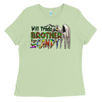Will Trade Brother For Candy Ladies Tee | Teevron