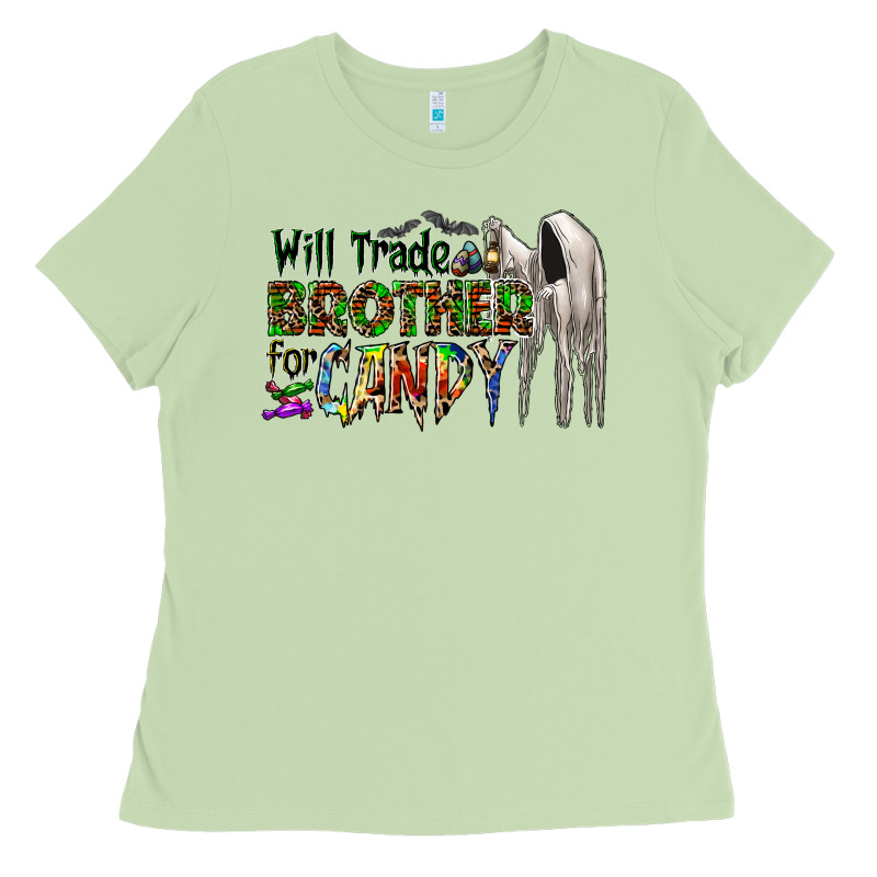 Will Trade Brother For Candy Ladies Tee by CowhideDigitalArt | Teevron