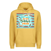 Antique Gold don't make me use my teacher voice Premium Hoodie - TumblerDesignByShophia