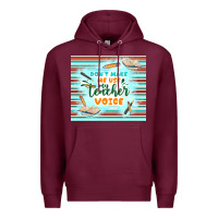 Burgundy don't make me use my teacher voice Premium Hoodie - TumblerDesignByShophia