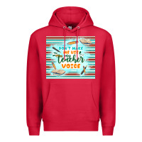 Cardinal don't make me use my teacher voice Premium Hoodie - TumblerDesignByShophia