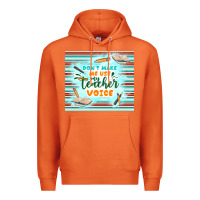 Carrot don't make me use my teacher voice Premium Hoodie - TumblerDesignByShophia