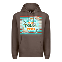 Coffee don't make me use my teacher voice Premium Hoodie - TumblerDesignByShophia