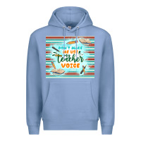 Colony Blue don't make me use my teacher voice Premium Hoodie - TumblerDesignByShophia
