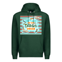 Sports Green don't make me use my teacher voice Premium Hoodie - TumblerDesignByShophia