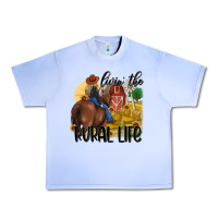 Grape Ice livin the rural life Urban Heavy Tee - MaliasSmallBusiness