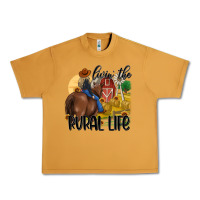 Peanut Butter livin the rural life Urban Heavy Tee - MaliasSmallBusiness