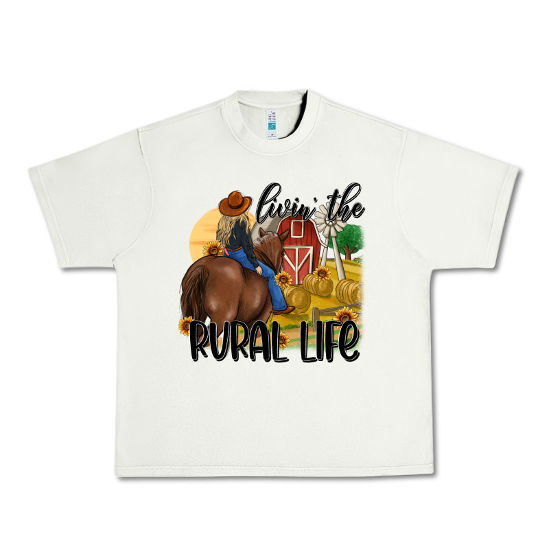 Livin The Rural Life Urban Heavy Tee by MaliasSmallBusiness | Teevron