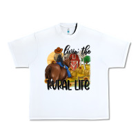 White livin the rural life Urban Heavy Tee - MaliasSmallBusiness