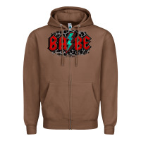Chestnut lightning bolt babe Zipper Hoodie - Jasminsmagicworld
