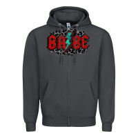 Smoke lightning bolt babe Zipper Hoodie - Jasminsmagicworld