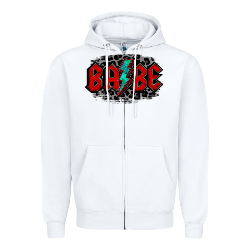 Lightning Bolt Babe Zipper Hoodie by Jasminsmagicworld | Teevron