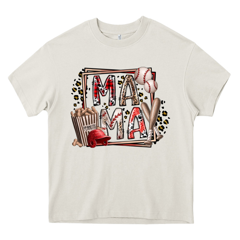 Mama Baseball Heavy Core Tee by RacoonDesign | Teevron