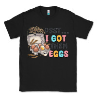 Black psst i got them eggs Classic Tee - MaliasSmallBusiness