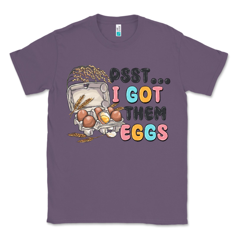 Psst I Got Them Eggs Classic Tee by MaliasSmallBusiness | Teevron