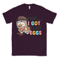 Plum psst i got them eggs Classic Tee - MaliasSmallBusiness