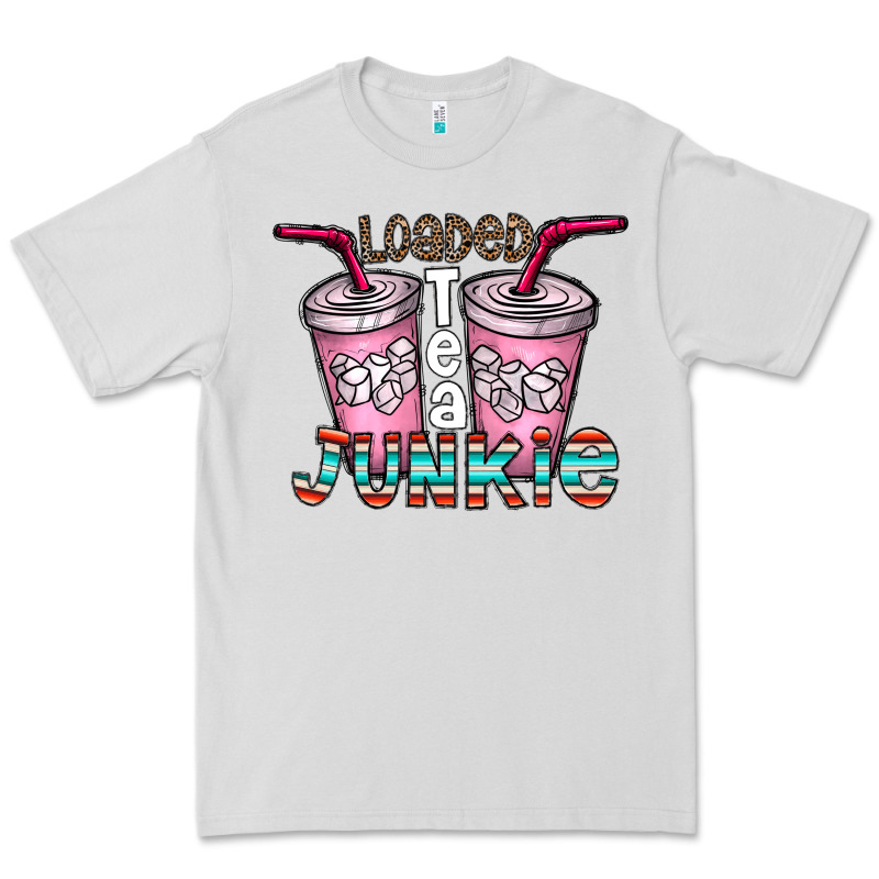 Loaded Tea Junkie Premium Tee by CowhideDigitalArt | Teevron