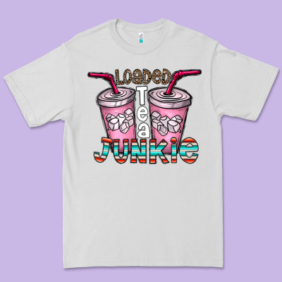 Loaded Tea Junkie Premium Tee Designed By Cowhidedigitalart