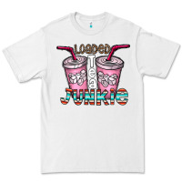 White loaded tea junkie Premium Tee - CowhideDigitalArt