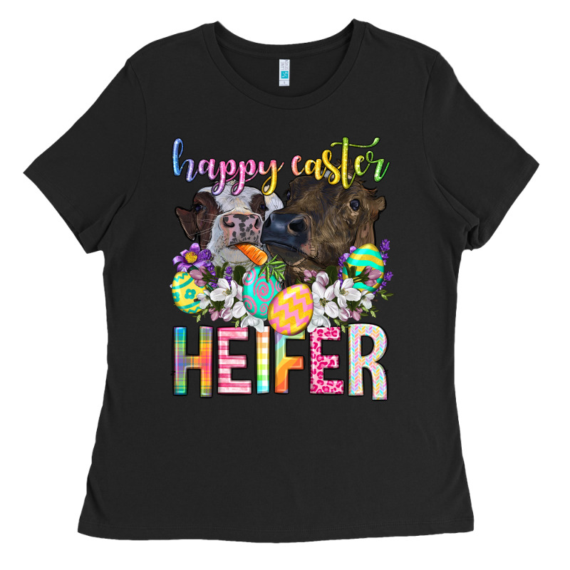 Happy Easter Heifer Ladies Tee by Neo Western | Teevron