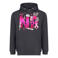 Smoke breast cancer np nurse practitioner Heavyweight Hoodie - texasbilliewilder
