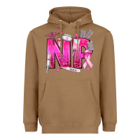 Toasted Coconut breast cancer np nurse practitioner Heavyweight Hoodie - texasbilliewilder