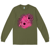 Army Green ribbon patch Long Sleeve Tee - JahusDesignShop