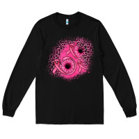 Black ribbon patch Long Sleeve Tee - JahusDesignShop