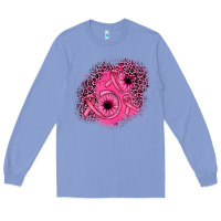 Colony Blue ribbon patch Long Sleeve Tee - JahusDesignShop