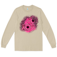 Mushroom ribbon patch Long Sleeve Tee - JahusDesignShop