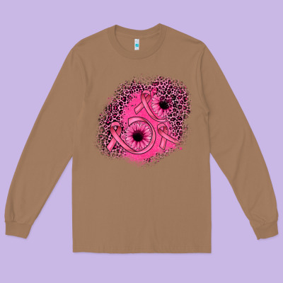 Ribbon Patch Long Sleeve Tee Designed By Jahusdesignshop