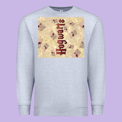 Hogwarts With Letters Premium Sweatshirt Designed By Tumblerdesignbyshophia