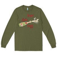 Army Green cheers to the new year Long Sleeve Tee - MaliasSmallBusiness