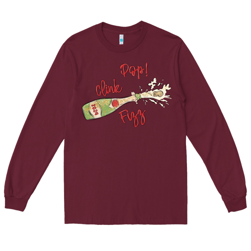 Cheers To The New Year Long Sleeve Tee by MaliasSmallBusiness | Teevron
