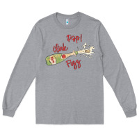 Heather Grey cheers to the new year Long Sleeve Tee - MaliasSmallBusiness