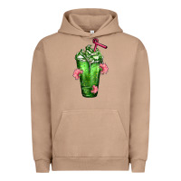Pigment Burro Western Cactus Cold Frappe Urban Hoodie - FaDigitalArtStudio
