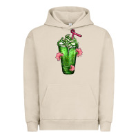 Pigment French Oak Western Cactus Cold Frappe Urban Hoodie - FaDigitalArtStudio