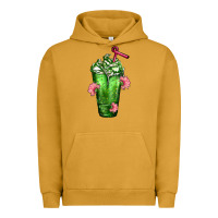 Pigment Peanut Butter Western Cactus Cold Frappe Urban Hoodie - FaDigitalArtStudio
