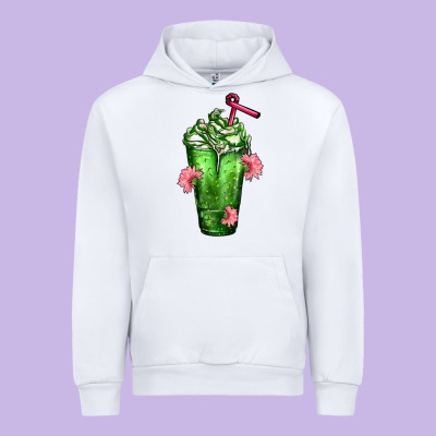 Western Cactus Cold Frappe Urban Hoodie Designed By Fadigitalartstudio
