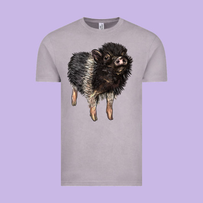 Baby Hampshire Pig Vintage Tee Designed By Lillyallendesigns