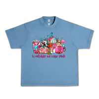 Pebble Blue western cancer  in october we wear pink coffee cups with ribbons Urban Heavy Tee - AdoDesignShop
