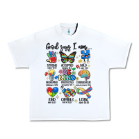 White god says  am autism Urban Heavy Tee - MaliasSmallBusiness