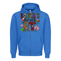 True Royal santa's favorite rt respiratory therapist Zipper Hoodie - Jasminsmagicworld