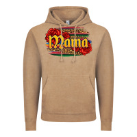 Vintage Coffee Latina mama with serape and roses Vintage Hoodie - Jasminsmagicworld