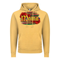 Vintage Mustard Latina mama with serape and roses Vintage Hoodie - Jasminsmagicworld
