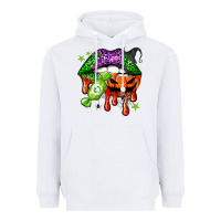 White Halloween lips Heavyweight Hoodie - NancyCooperArtShop