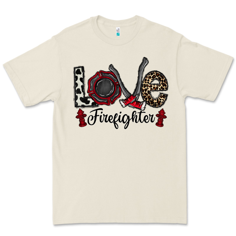 Love Firefighter Premium Tee by CowhideDigitalArt | Teevron