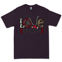 Plum love firefighter Premium Tee - CowhideDigitalArt