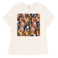 Bone western farm animals seamless pattern Ladies Tee - HRA Design Shop